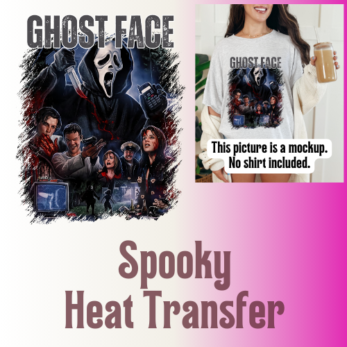 Heat Transfer, Ghost face, No shirt