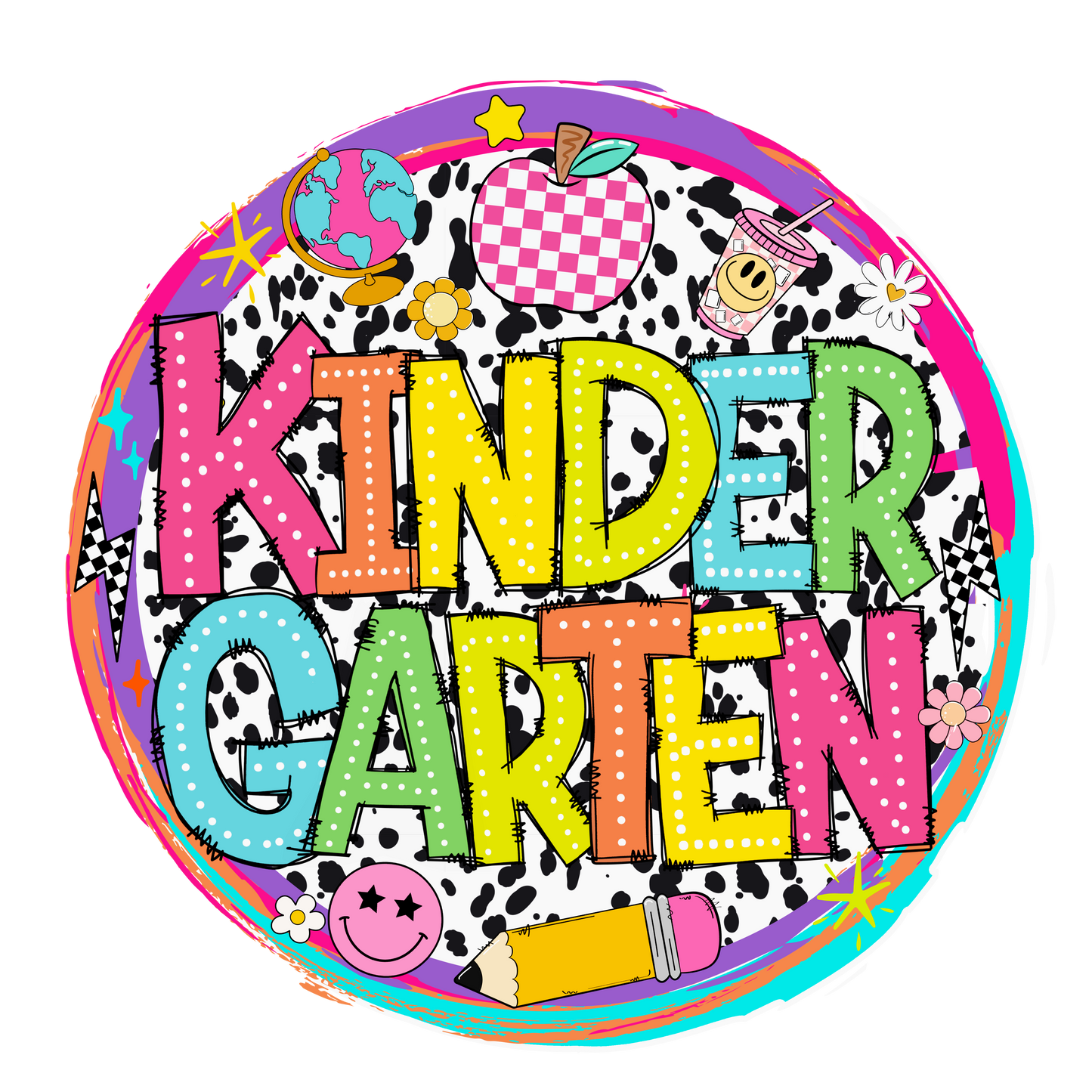 Kindergarten heat transfer, no shirt