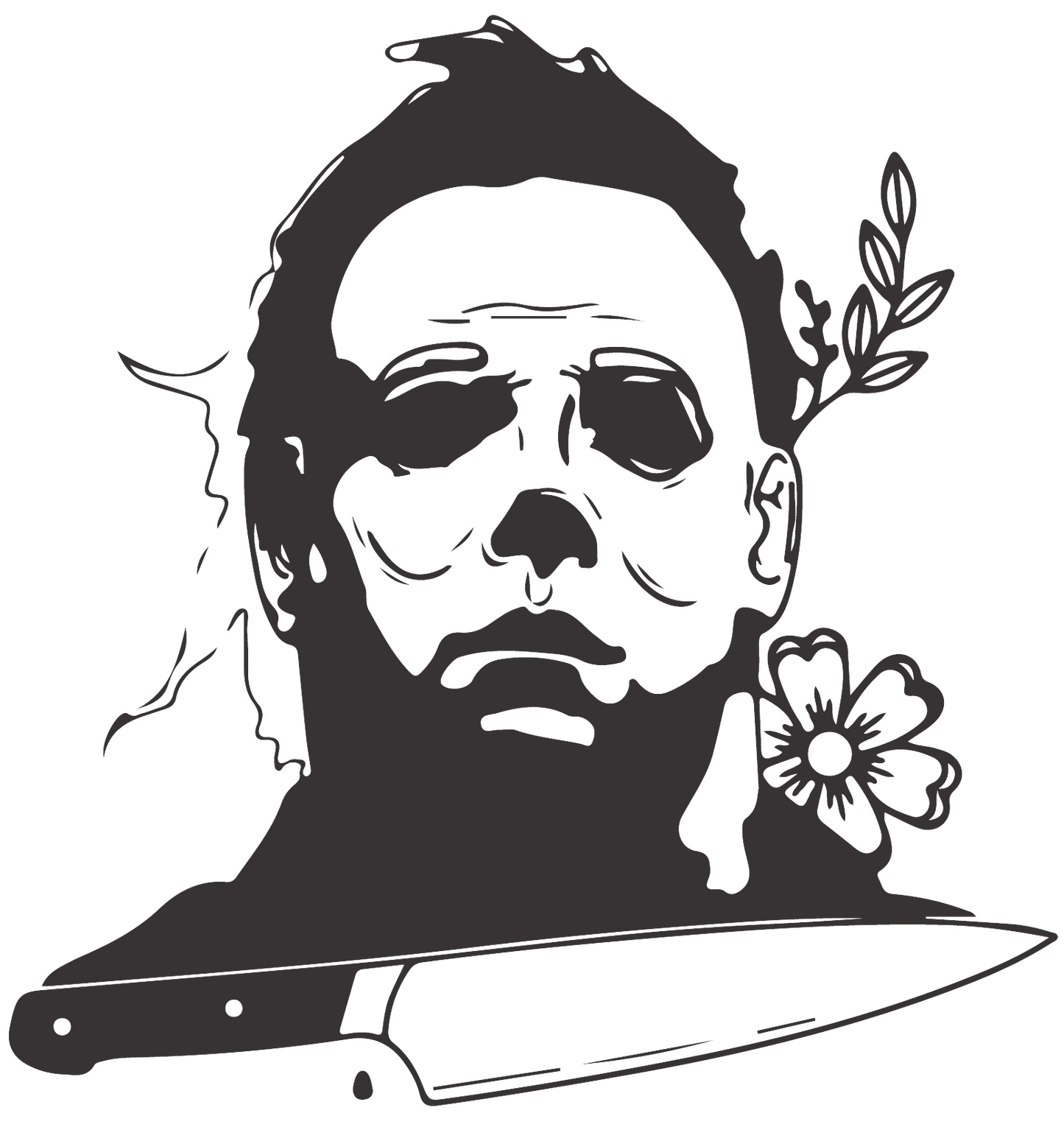 Halloween heat transfer, press and peel, no shirt