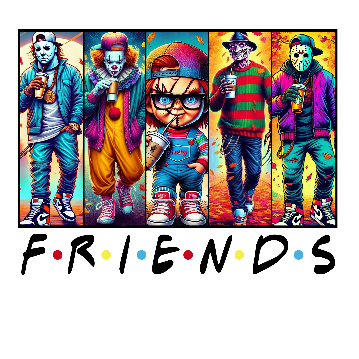 Amigo, Horror, Transferencia de calor, Prensar y pelar, Bricolaje, Diseño de camisetas