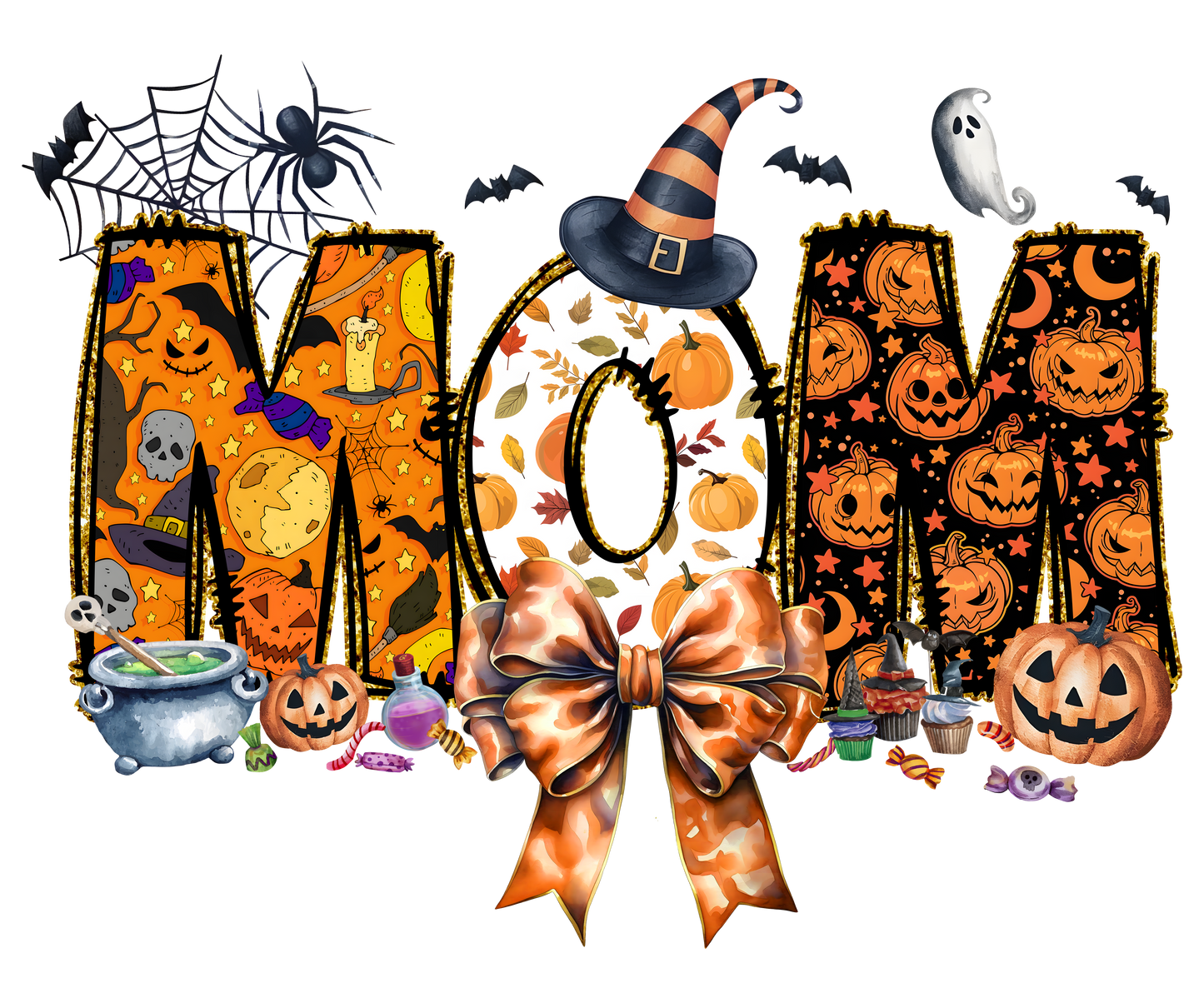 Nombres de Halloween, Transferencia de calor, prensa y despegado, Bricolaje, Diseño de camisetas