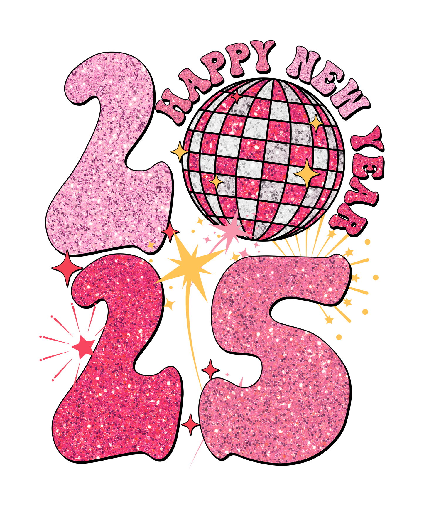 2025, new years, heat transfer, press and peel