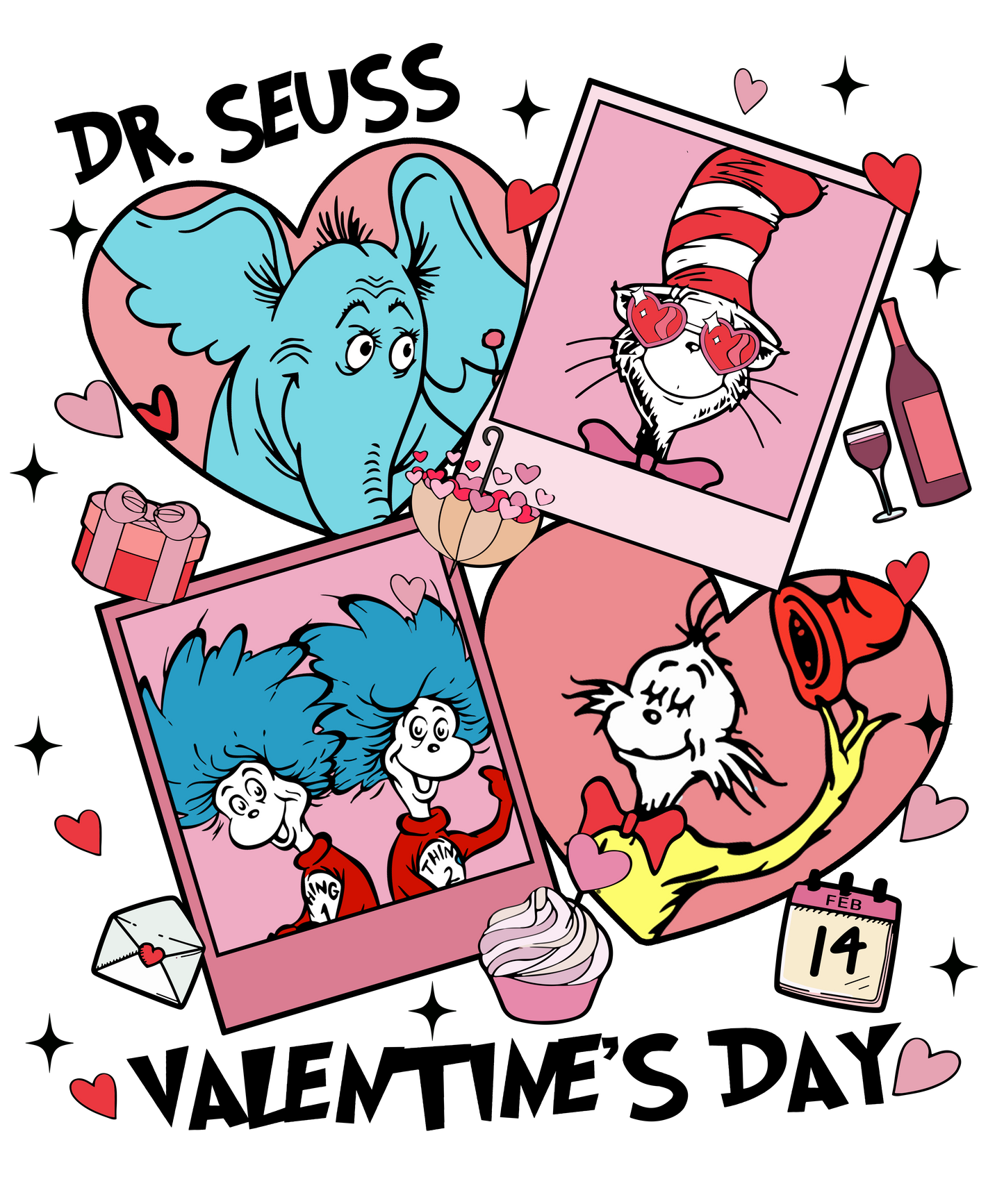 Personaje, San Valentín, transferencia de calor, prensa y desprendimiento, sin camisa, hecho a pedido