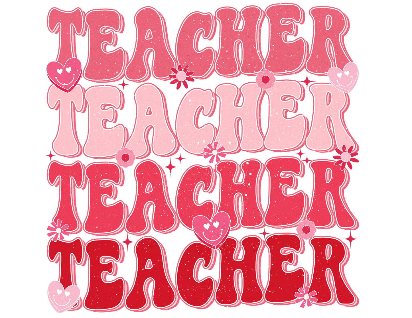 Teacher, heat transfer, press and peel