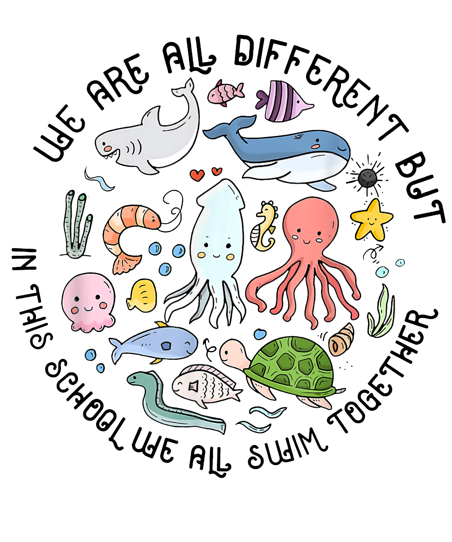 We are all different, Ocean, Press-ready, Transfer only, MTO