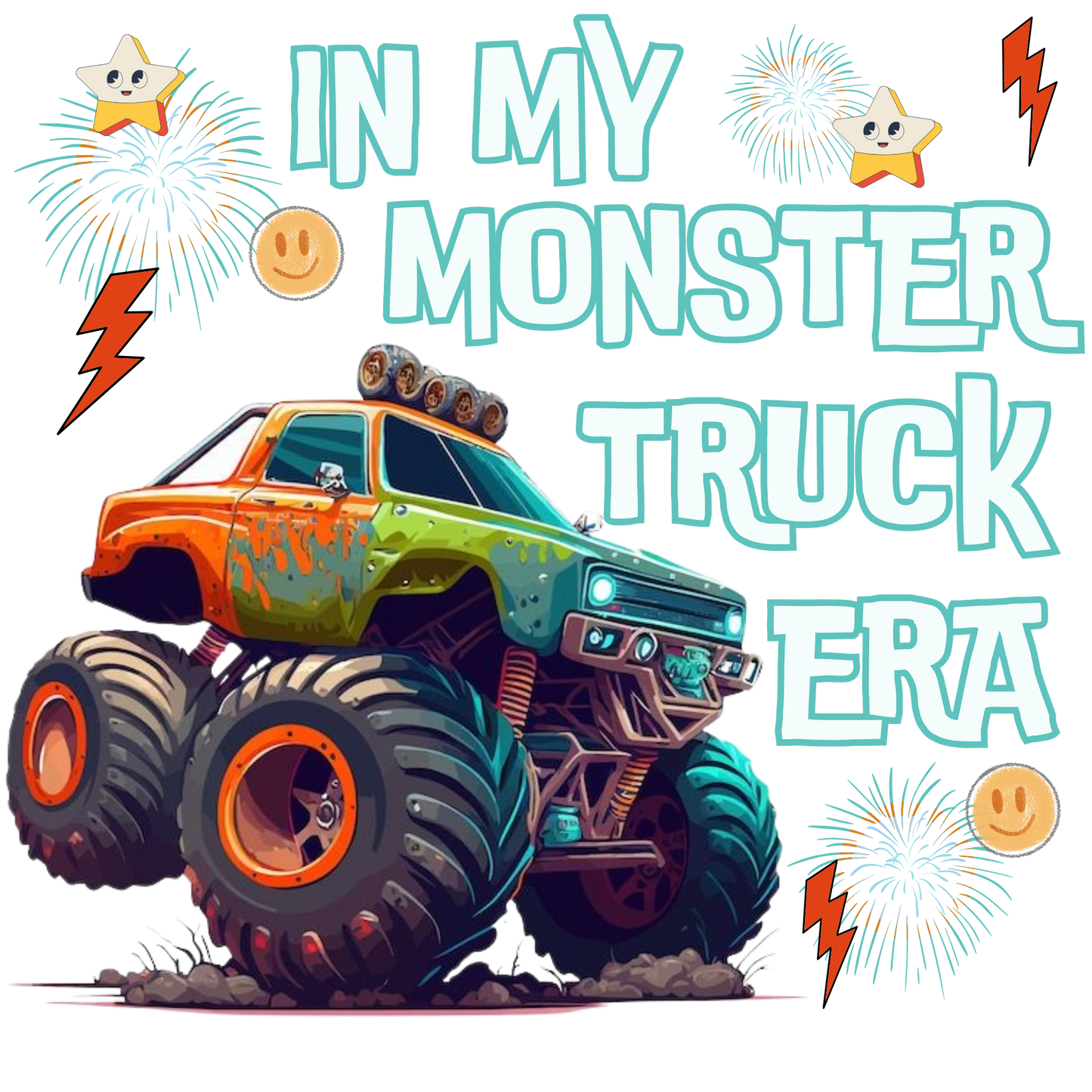 Monster truck era, Press-ready, Transfer only, MTO