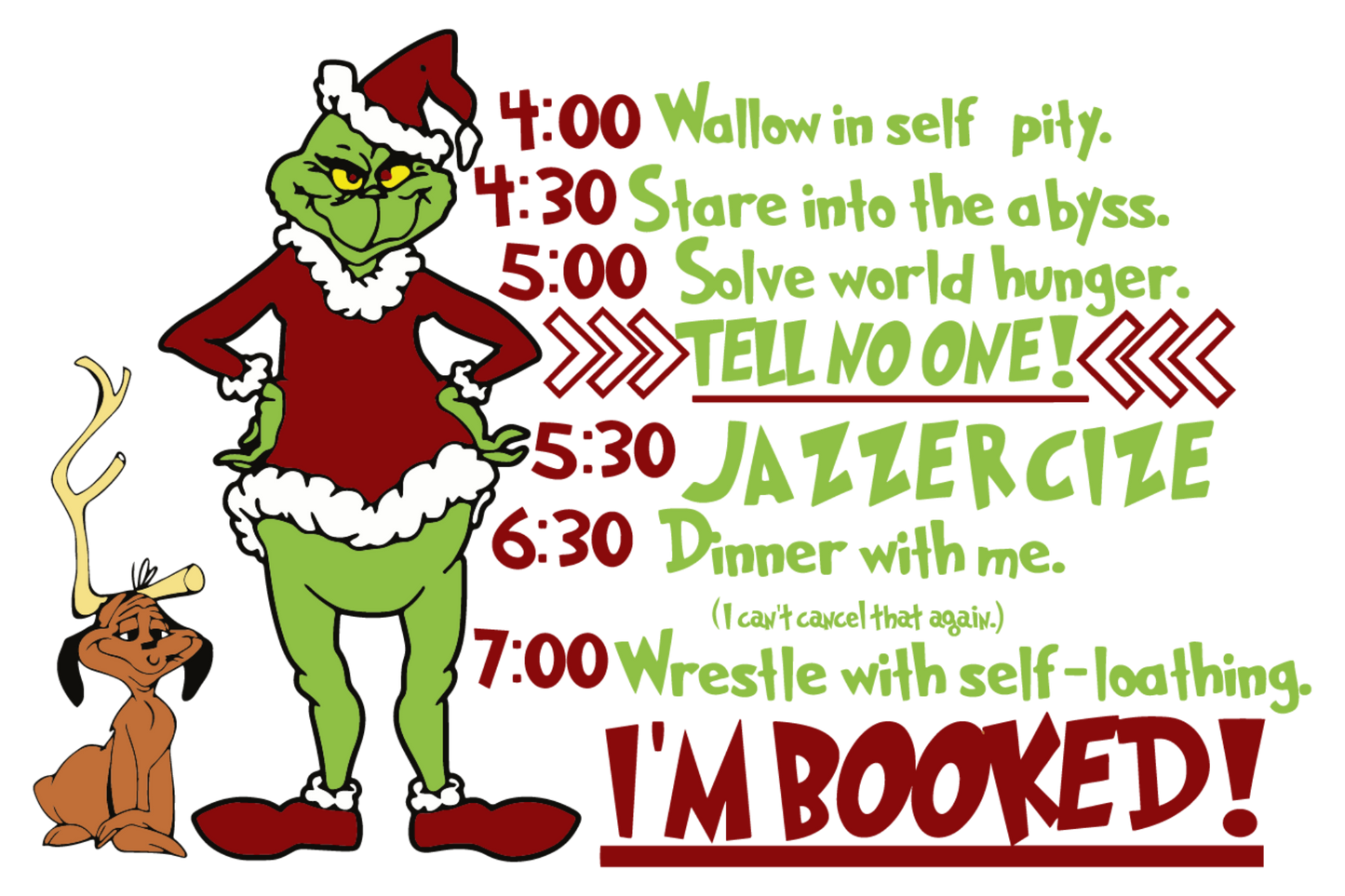 Monstruo verde, estoy reservado, personaje