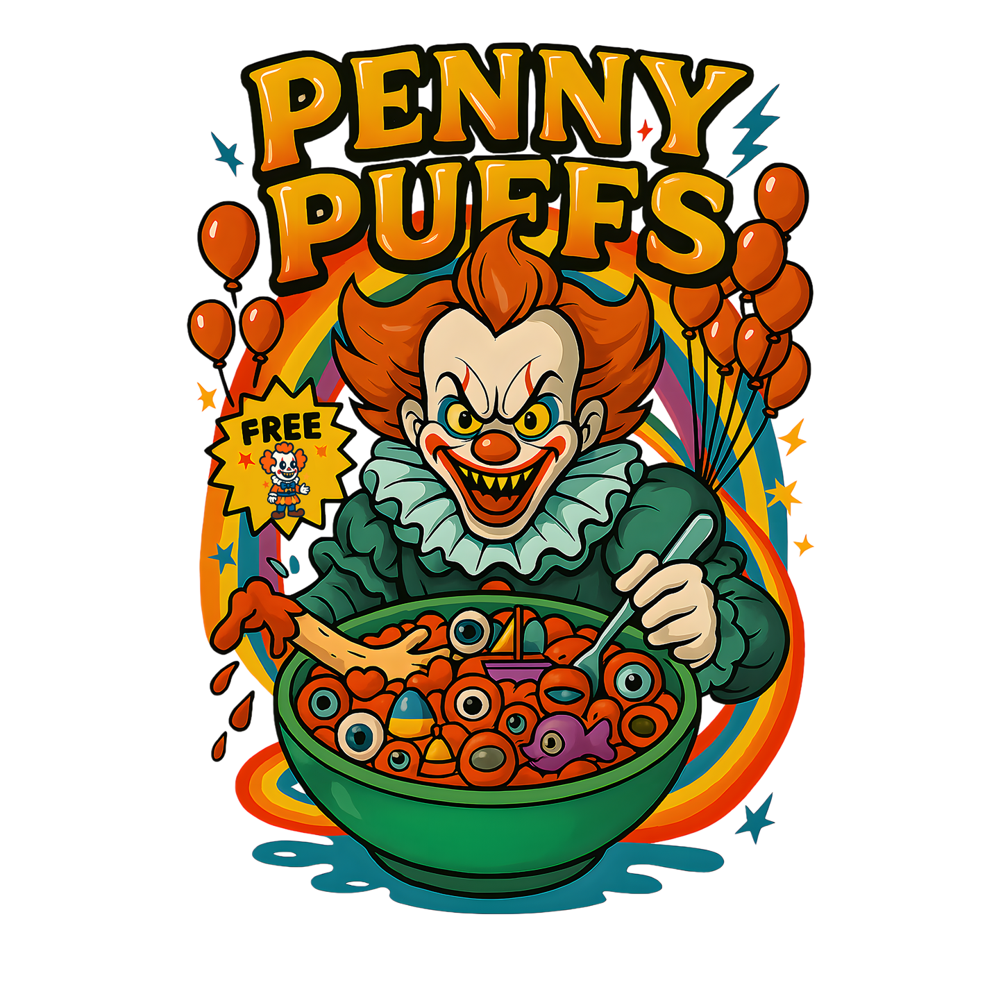 Penny Puffs, horror, Press-ready, Transfer only, MTO