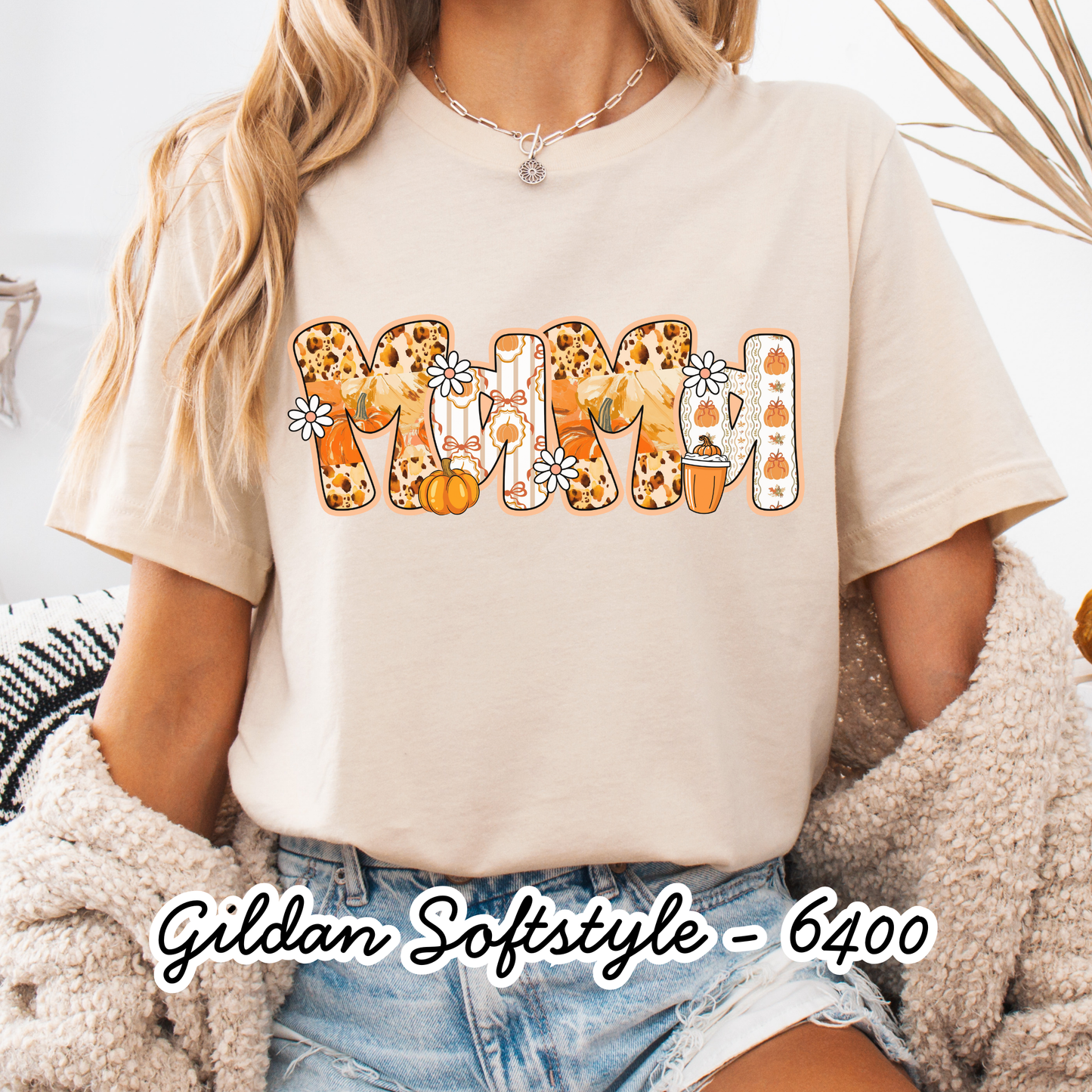 Fall mama - Short Sleeve - Gildan Softstyle - Women's Printed Tee