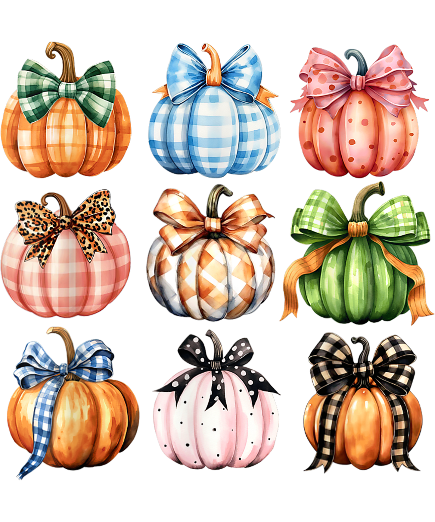 Styled pumpkins, Halloween, Press-ready, Transfer only, MTO
