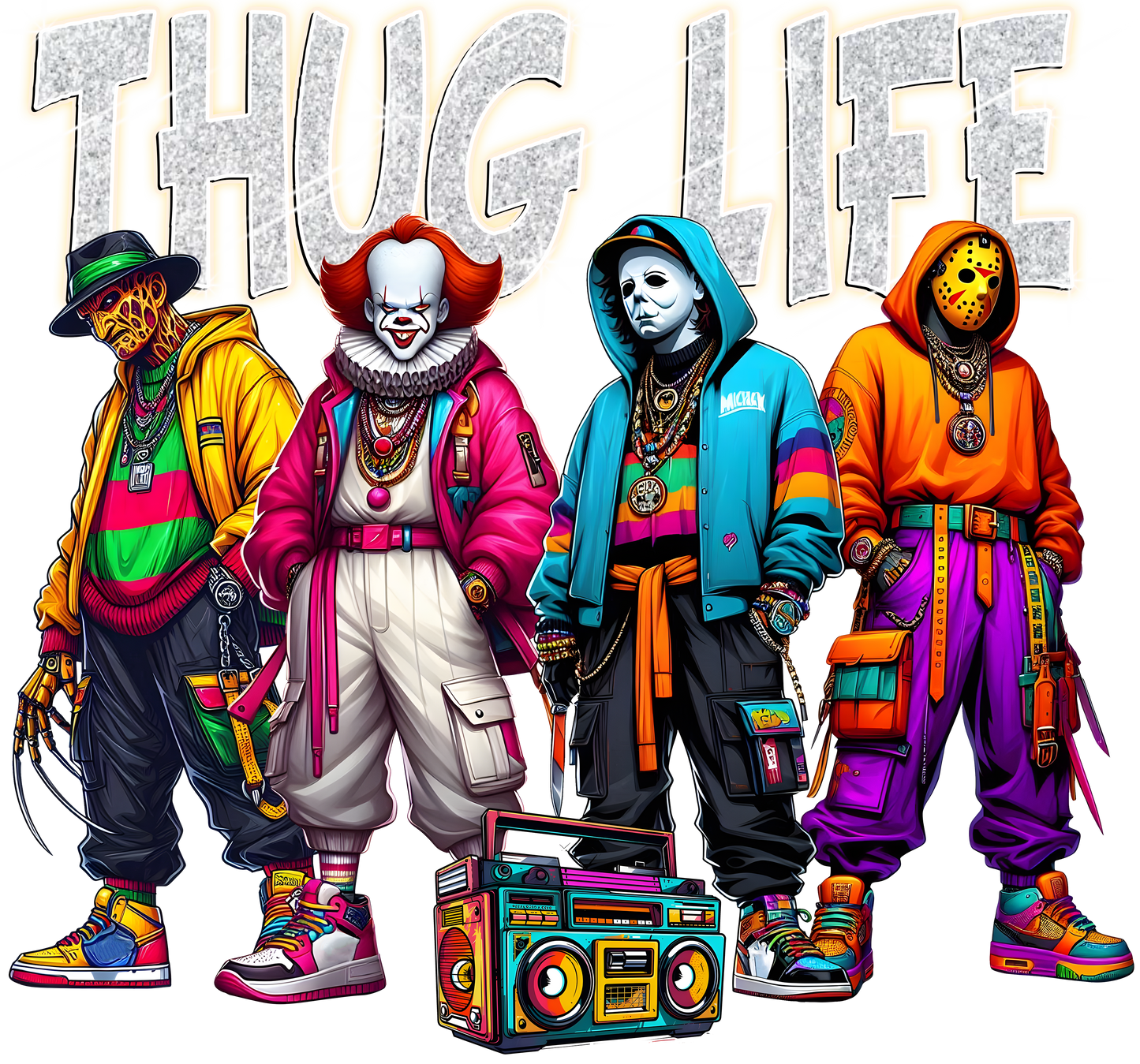 Horror thug life, Press-ready, Transfer only, MTO