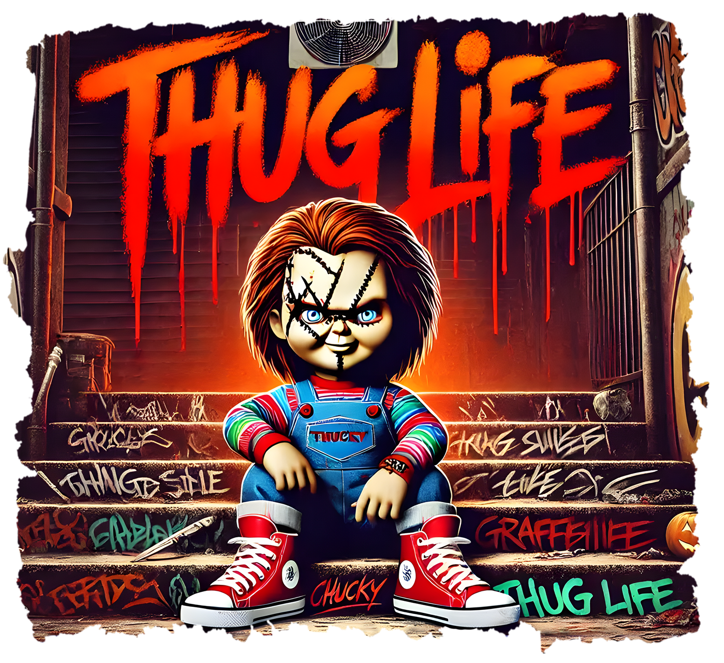 Chucky thug life, Press-ready, Transfer only, MTO