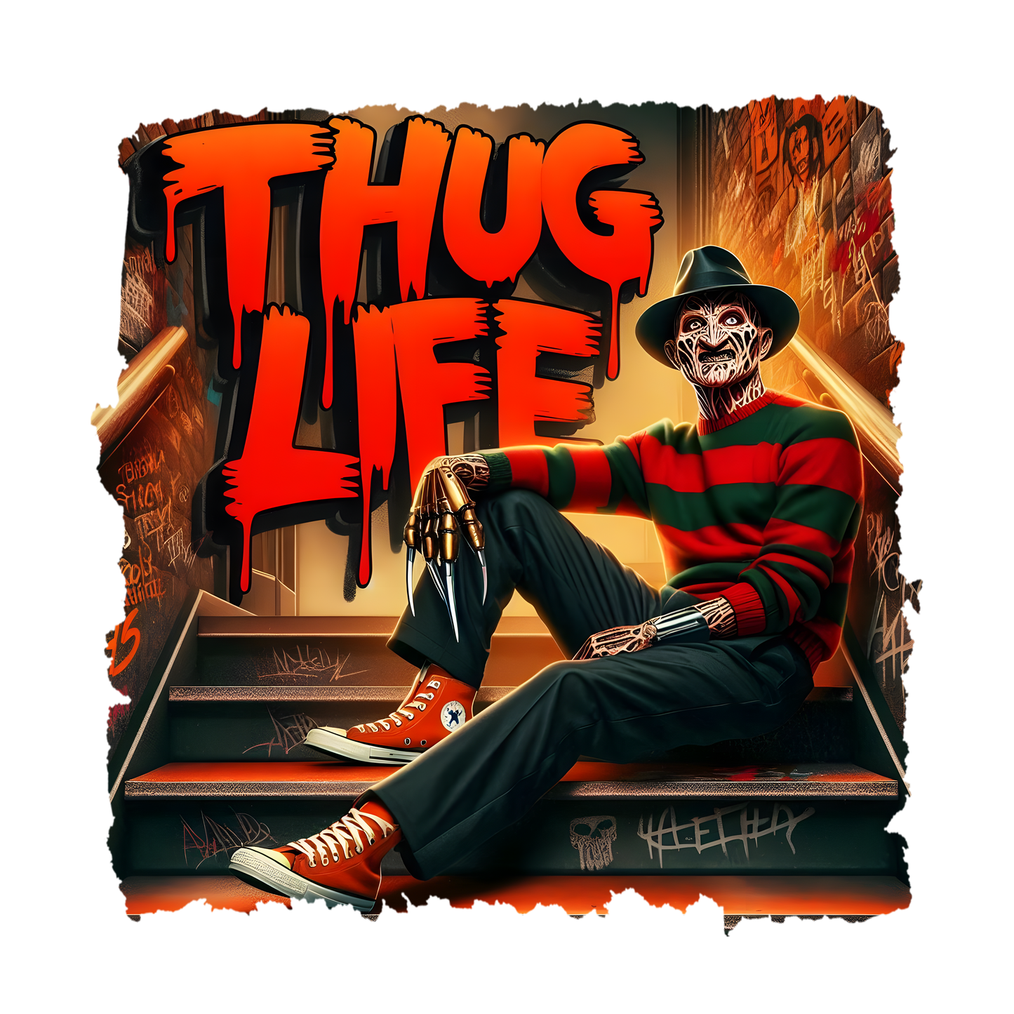 Freddy thug life, Press-ready, Transfer only, MTO