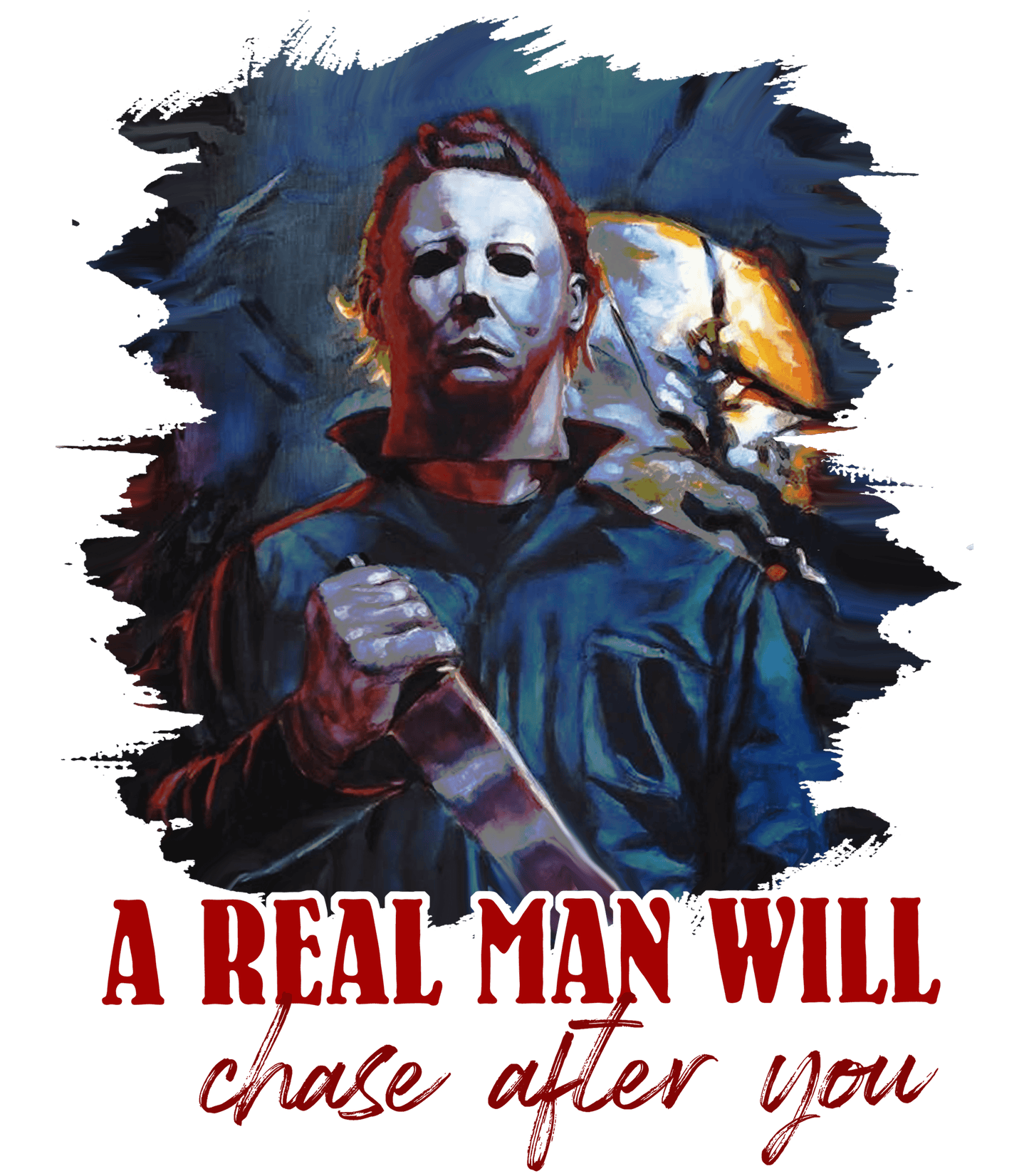 A real man will chase after you, horror, Press-ready, Transfer only, MTO