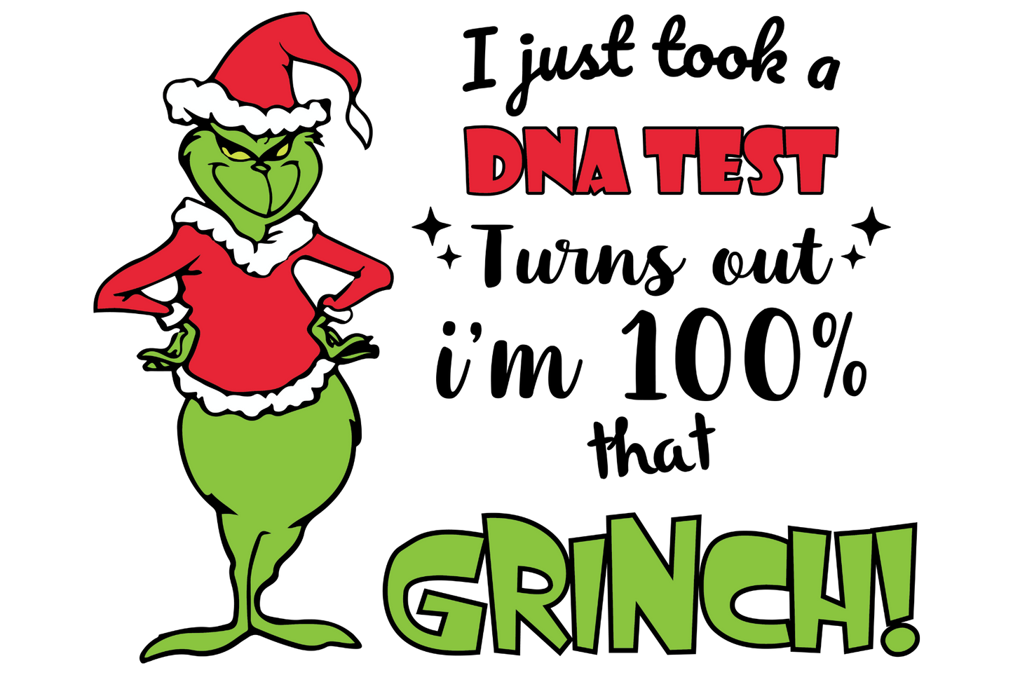 Monstruo verde, personaje, prueba de ADN