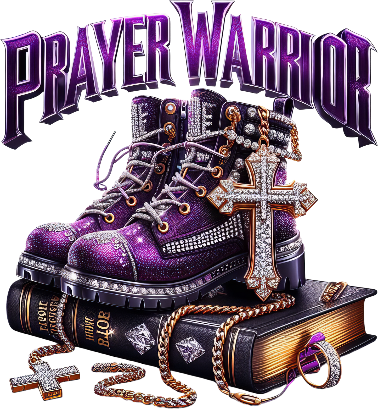 Prayer warrior, Press-ready, Transfer only, MTO