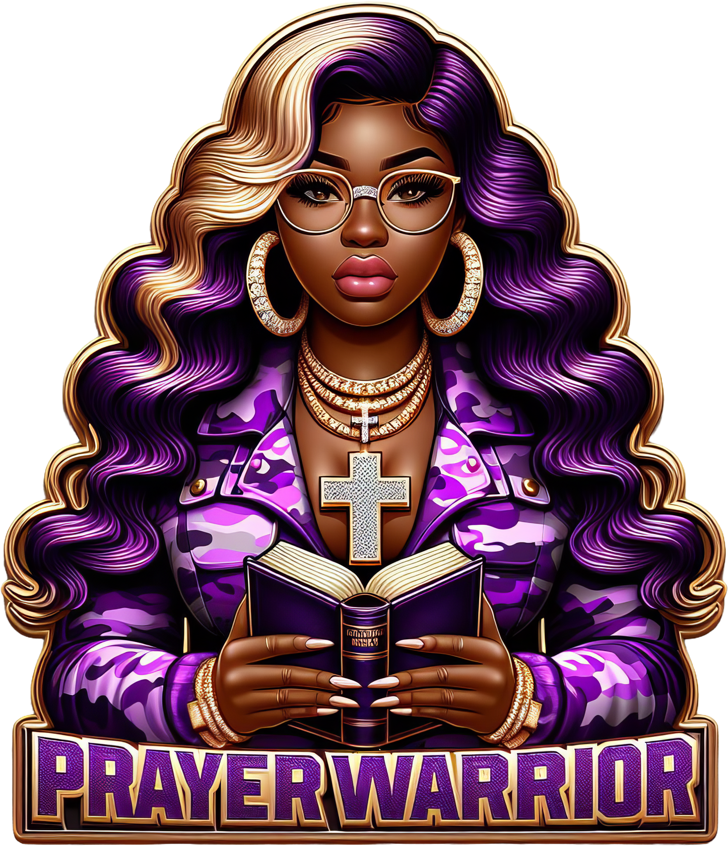 Prayer warrior, Press-ready, Transfer only, MTO