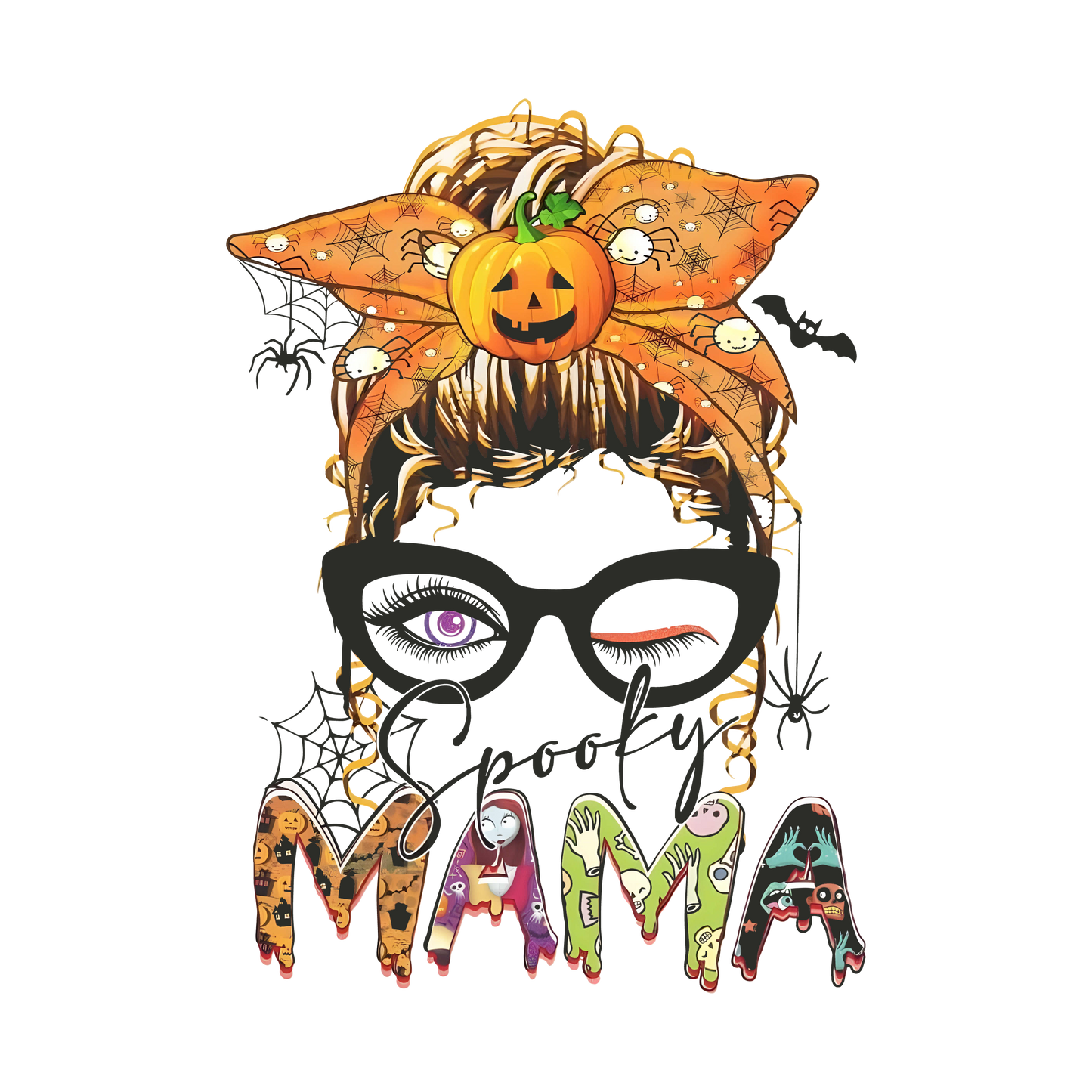 Spooky mama, Press-ready, Transfer only, MTO