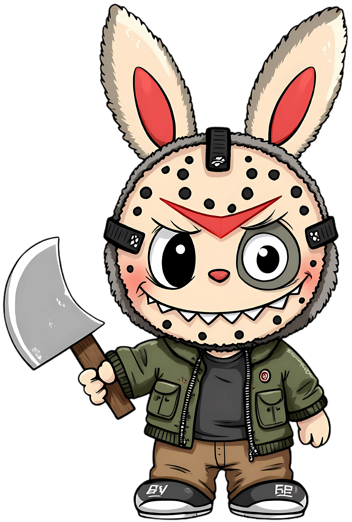 Labubu horror, Press-ready, Transfer only, MTO