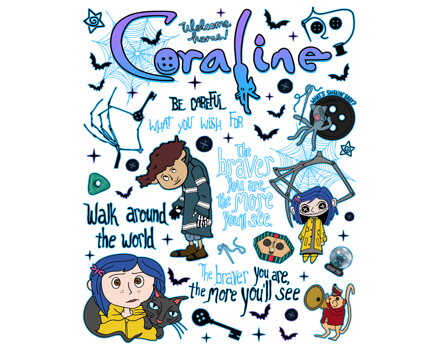 Coraline, Press-ready, Transfer only, MTO