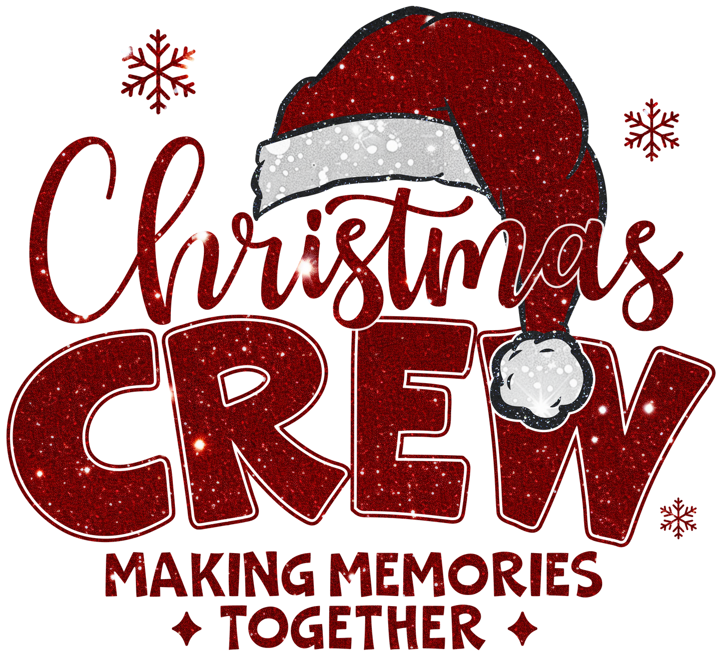 Christmas Crew, Press-ready, Transfer only, MTO