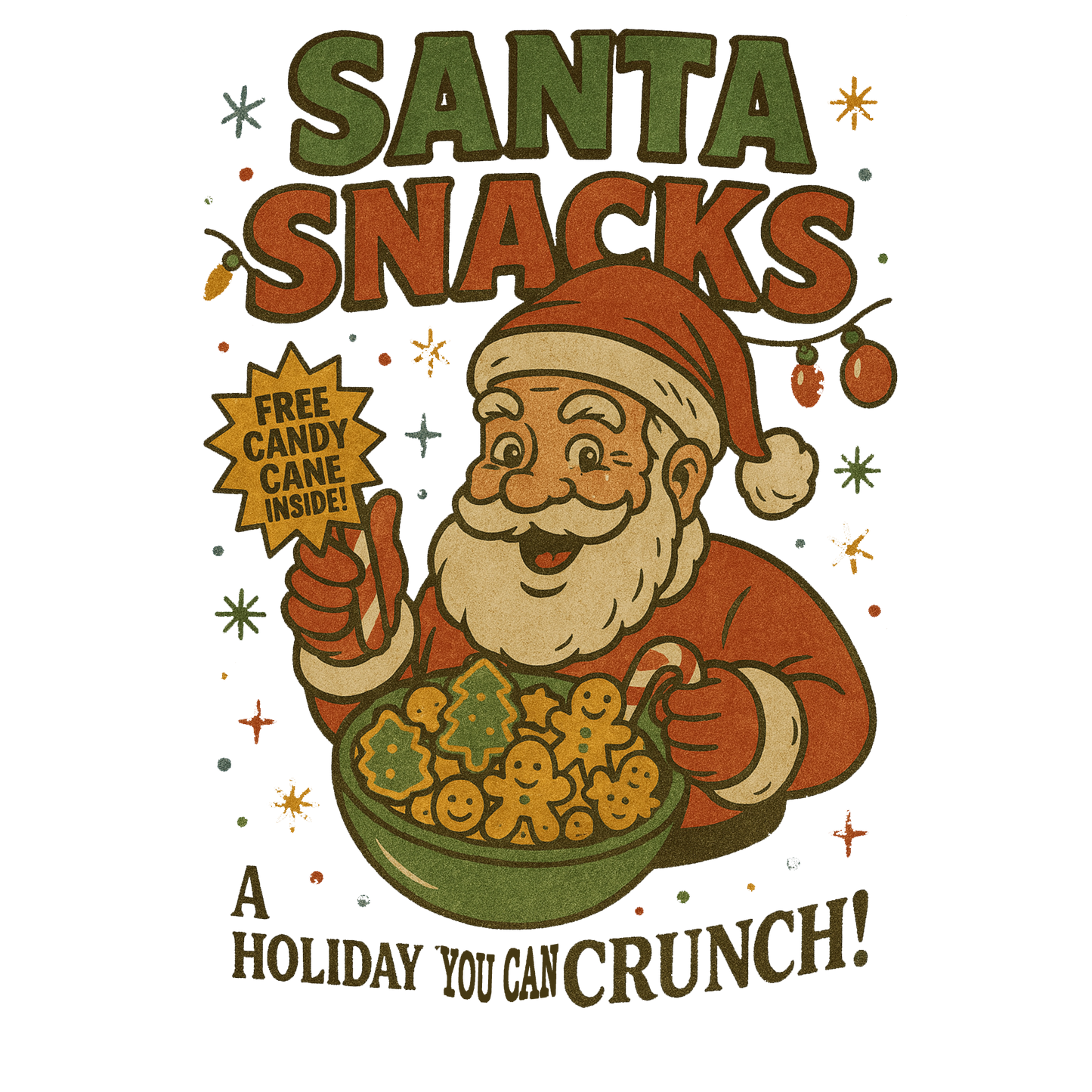 Santa snacks, Press-ready, Transfer only, MTO