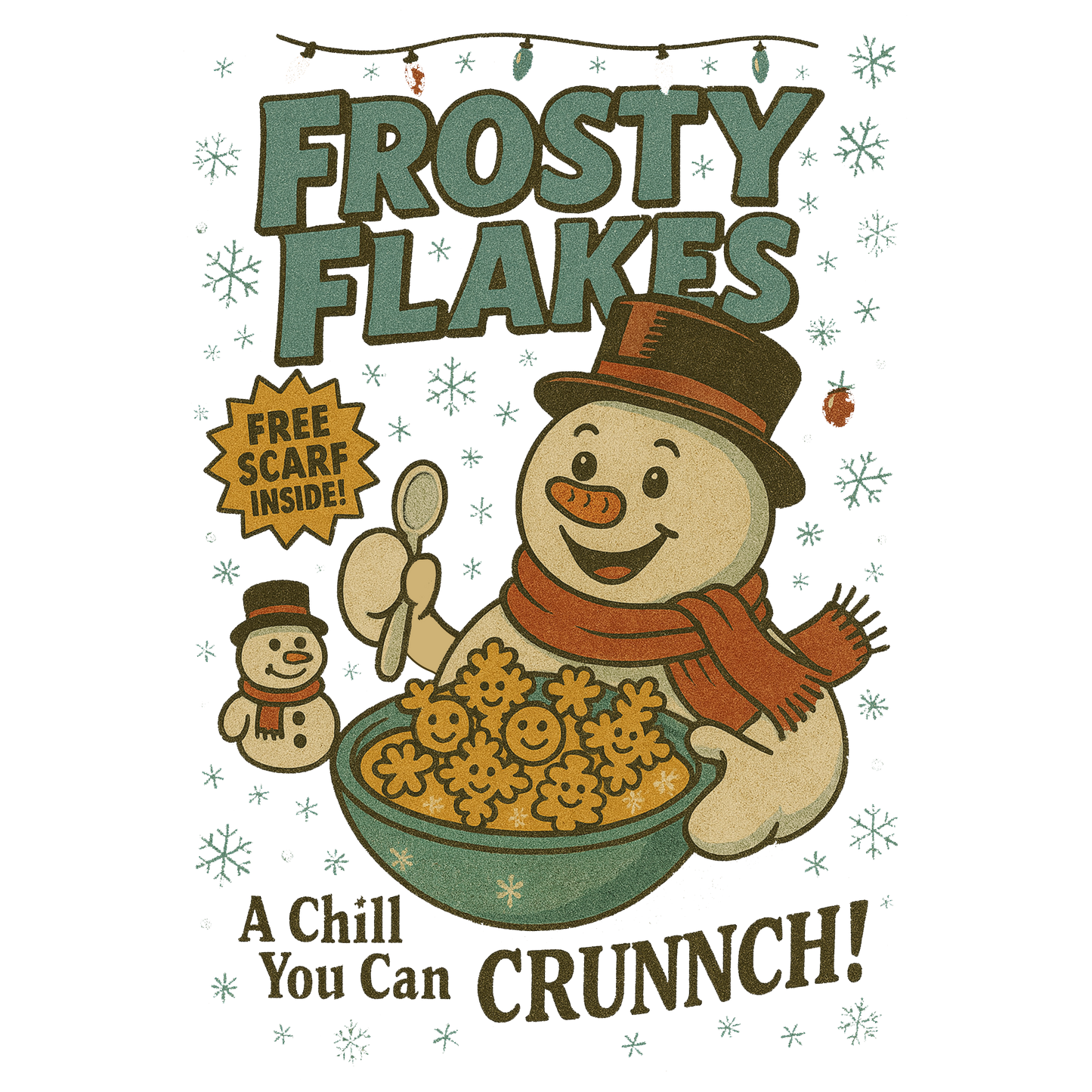 Frosty flakes, Press-ready, Transfer only, MTO