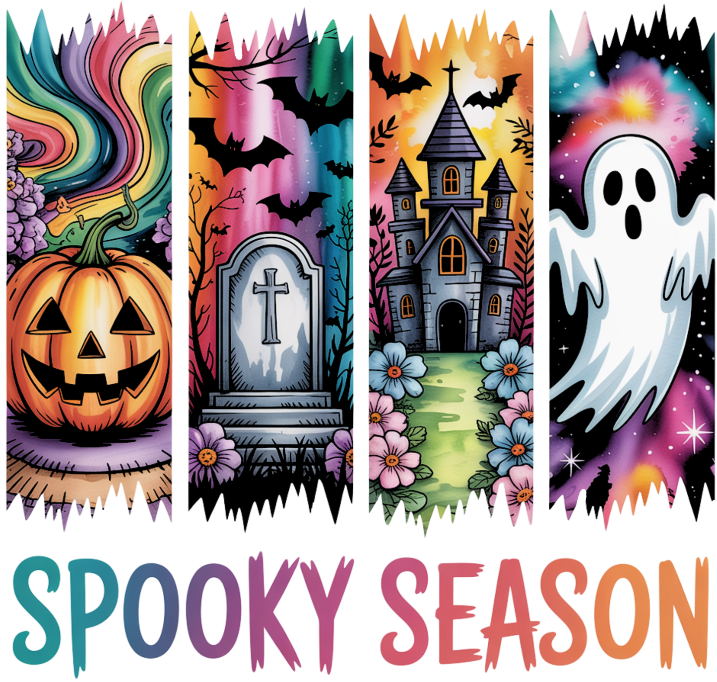 Spooky Season, Halloween, Press-ready, Transfer only, MTO