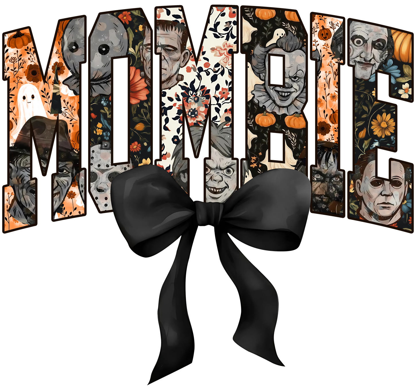Mombie, Halloween, Press-ready, Transfer only, MTO