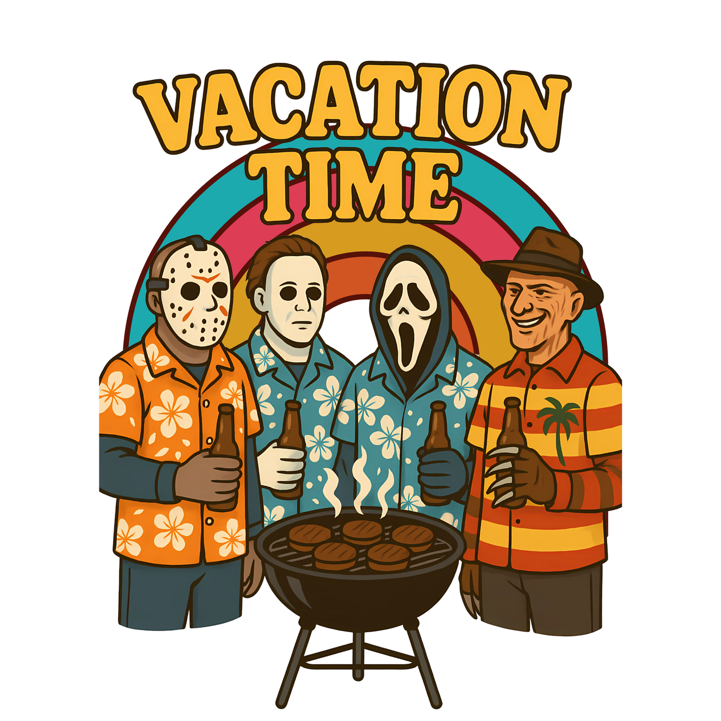 Vacation time, Horror, Press-ready, Transfer only, MTO