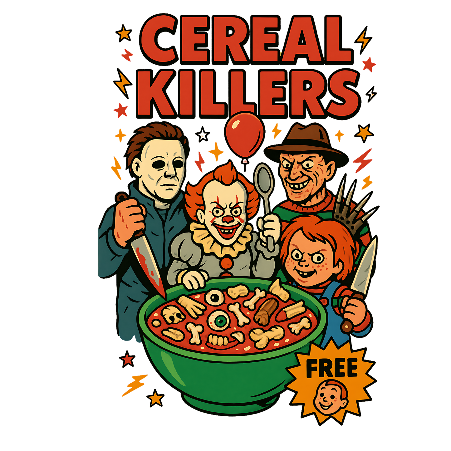 Cereal killers, Horror, Press-ready, Transfer only, MTO