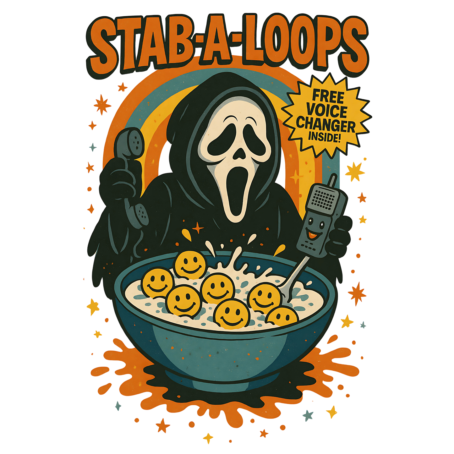 Stab a loops, Horror, Press-ready, Transfer only, MTO