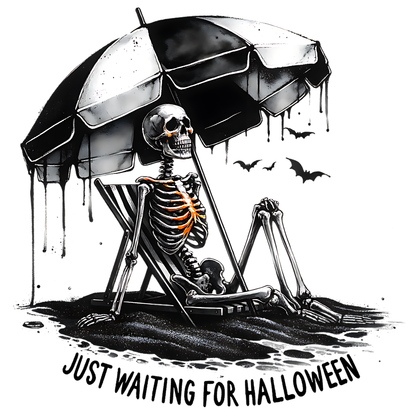 Just waiting for Halloween, Press-ready, Transfer only, MTO
