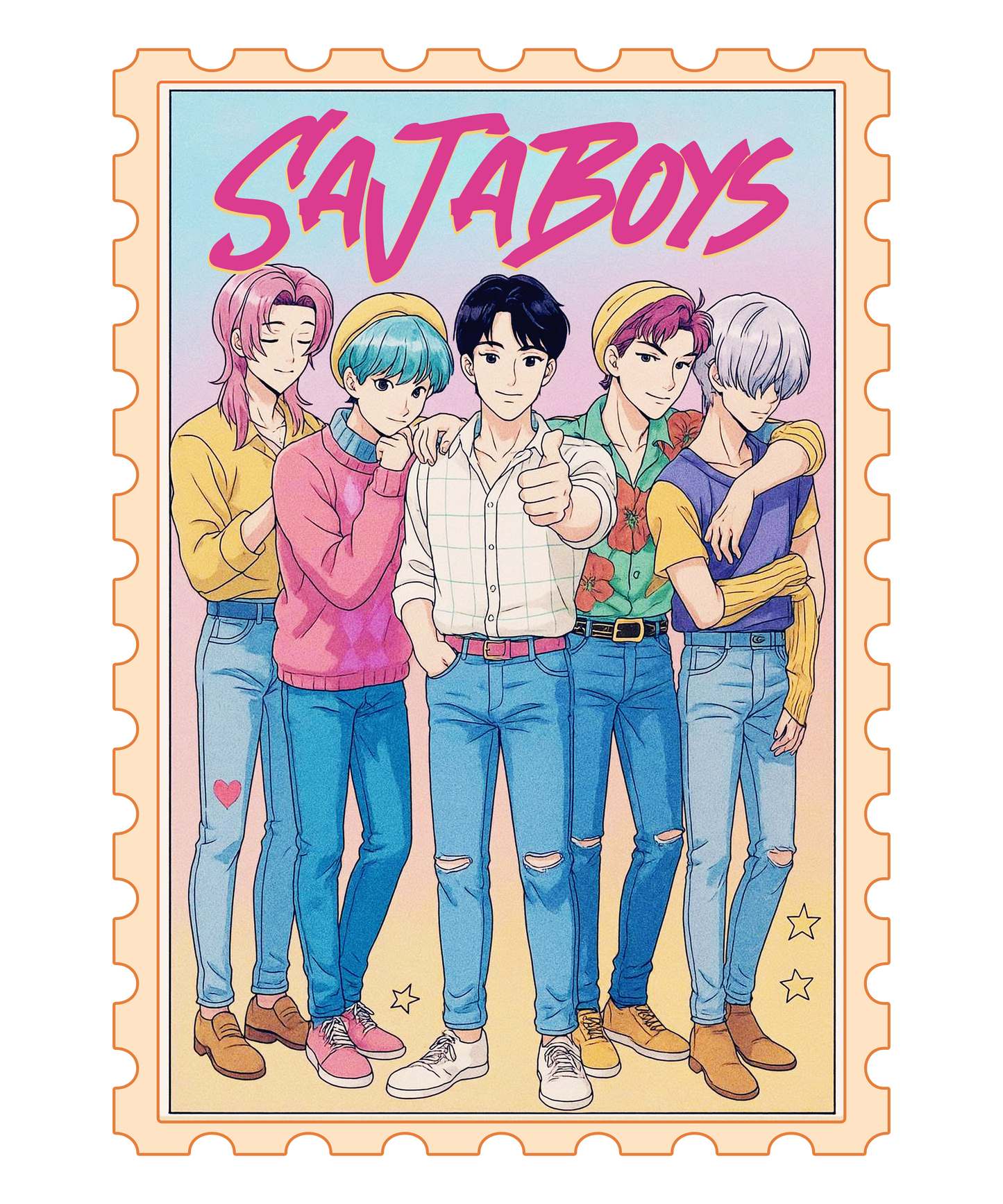 SajaBoys, Huntrix, Press-ready, Transfer only, MTO
