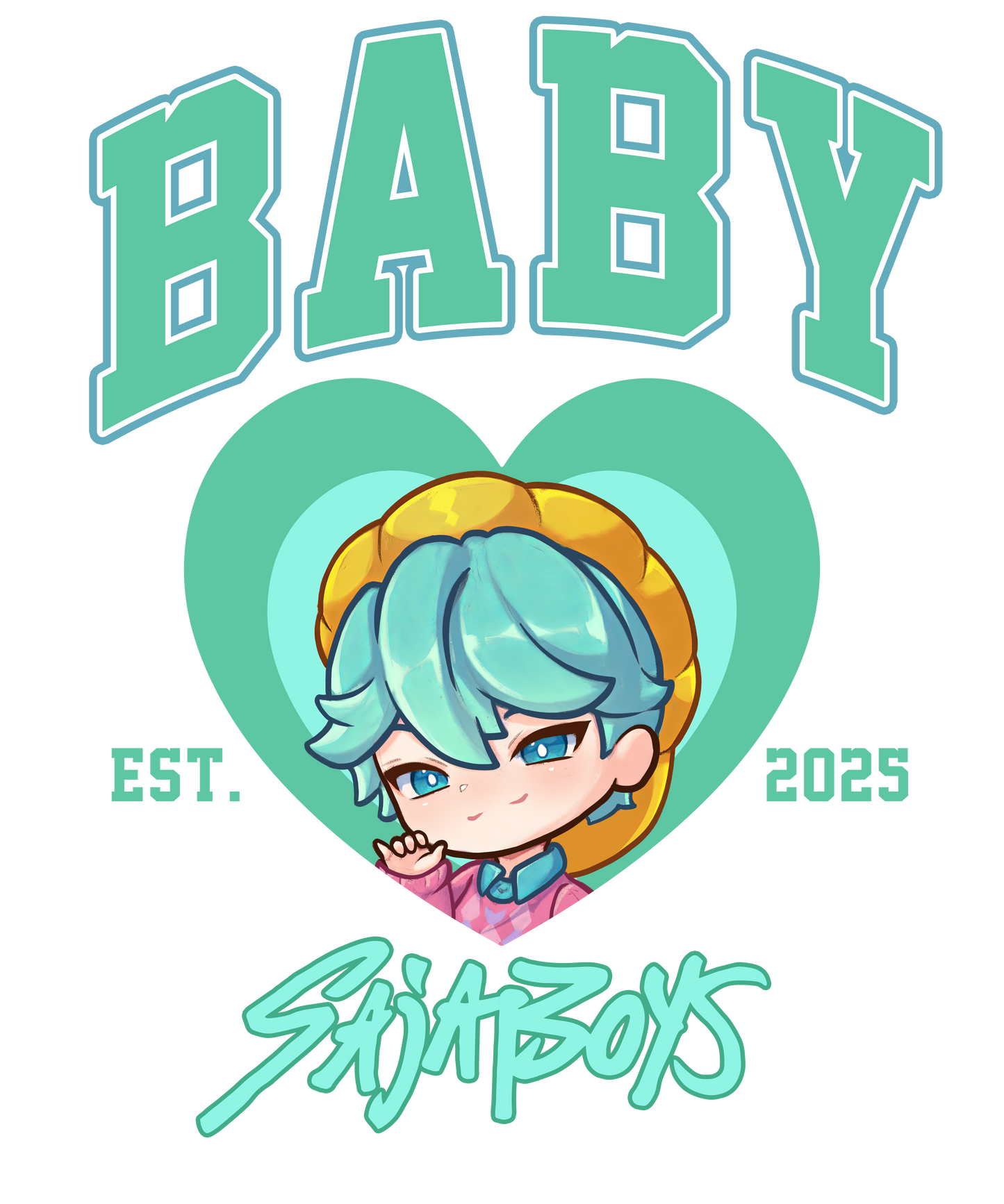 Baby saja boys, Huntrix, Press-ready, Transfer only, MTO