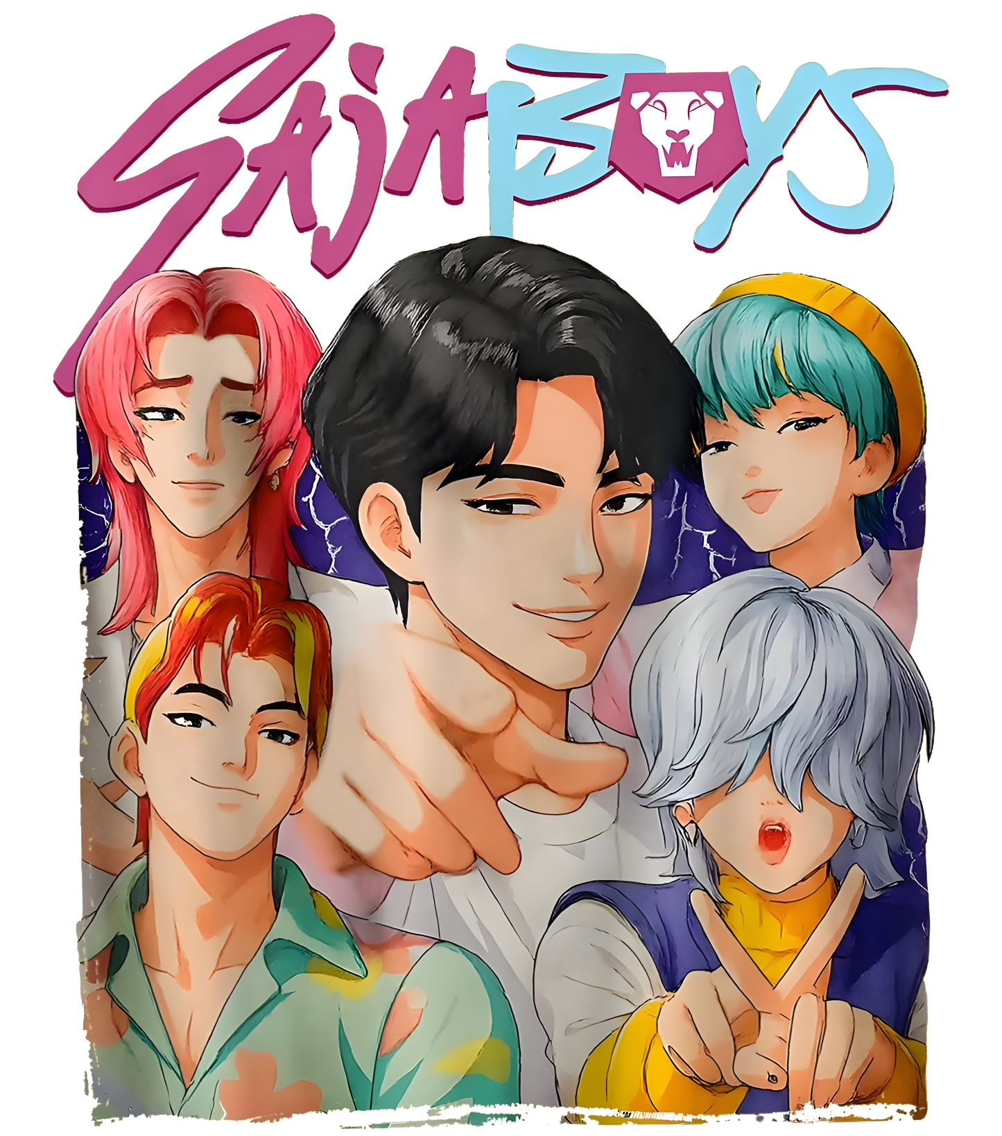 Saja Boys, Huntrix, Press-ready, Transfer only, MTO