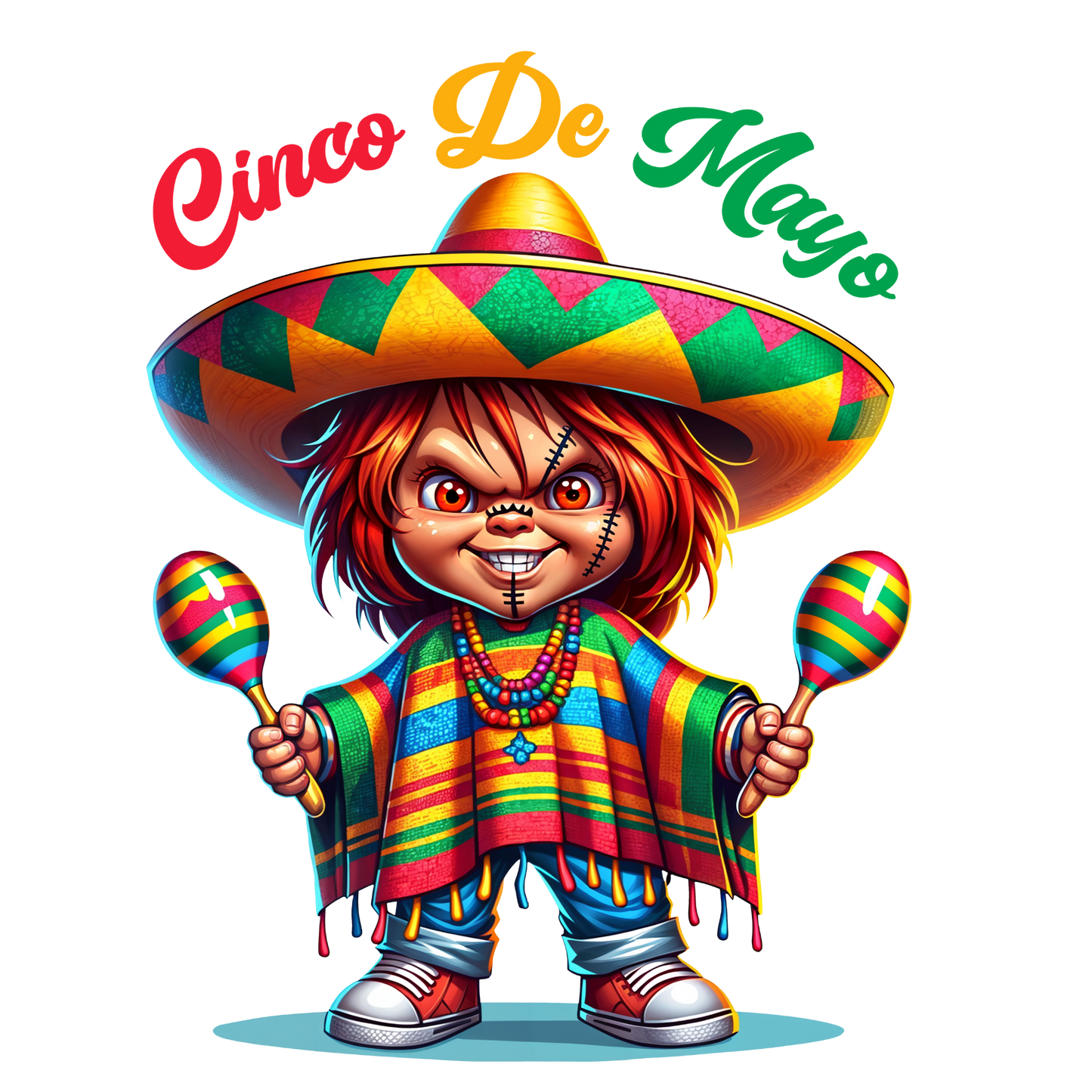 horror, cinco de mayo, transferencia de calor, prensar y pelar