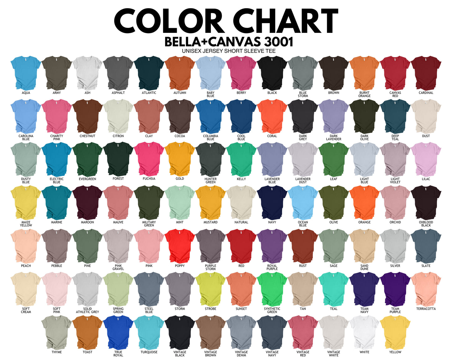 Custom - Short Sleeve - Bella Canvas 3001C