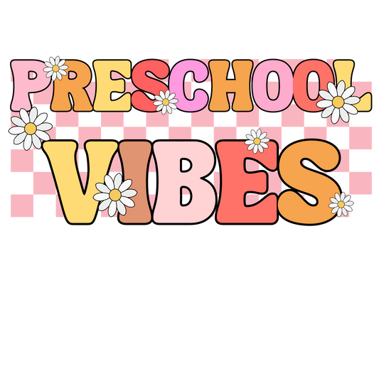 Daisy school theme set, Press-ready, Transfer only, MTO
