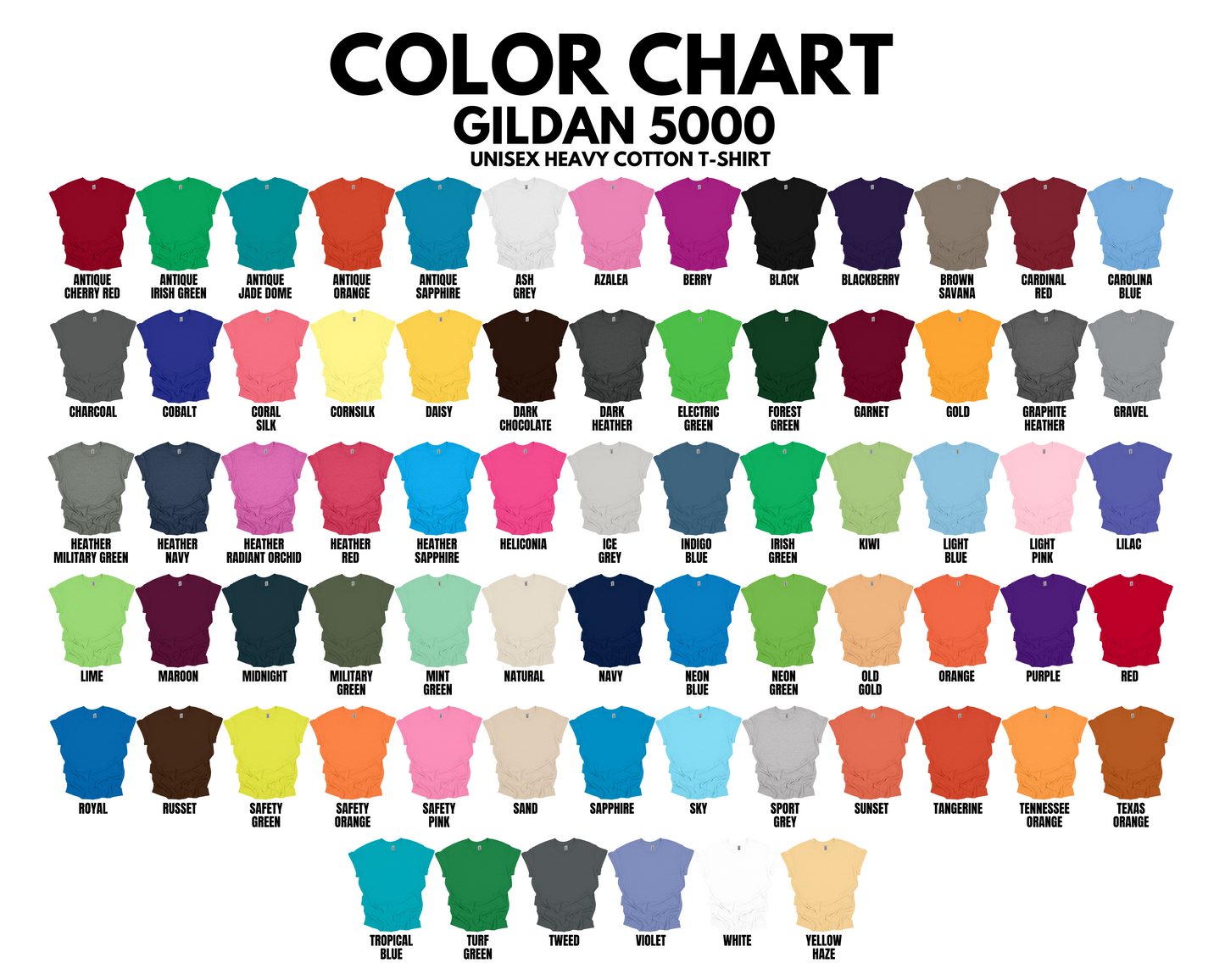 Custom - Short Sleeve - Gildan Heavy Cotton