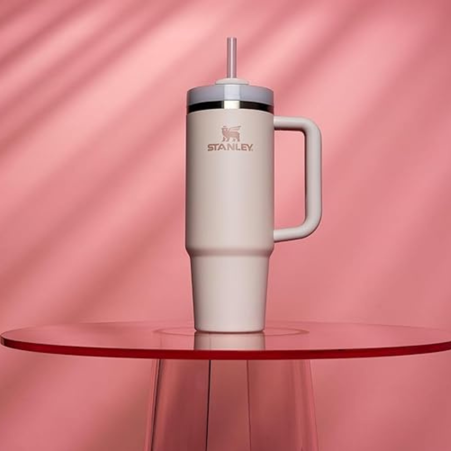 Custom STANLEY Quencher H2.0 Tumbler with Handle and Straw