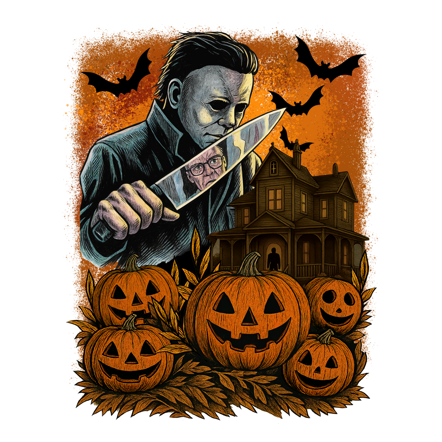 Michael Myers, Halloween, Press-ready, Transfer only, MTO