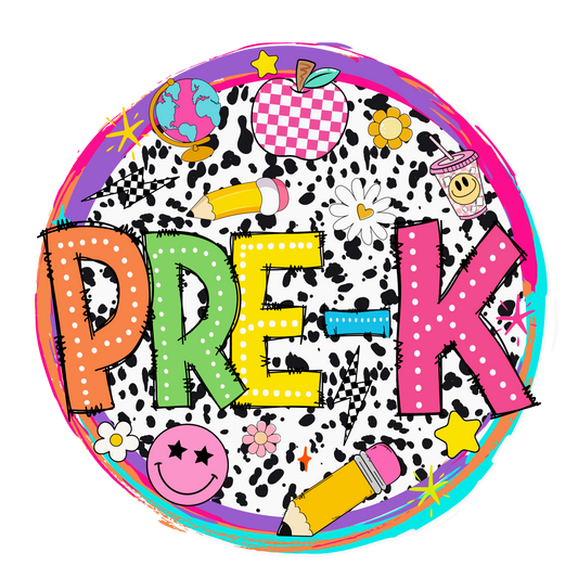 Pre-K heat transfer, no shirt
