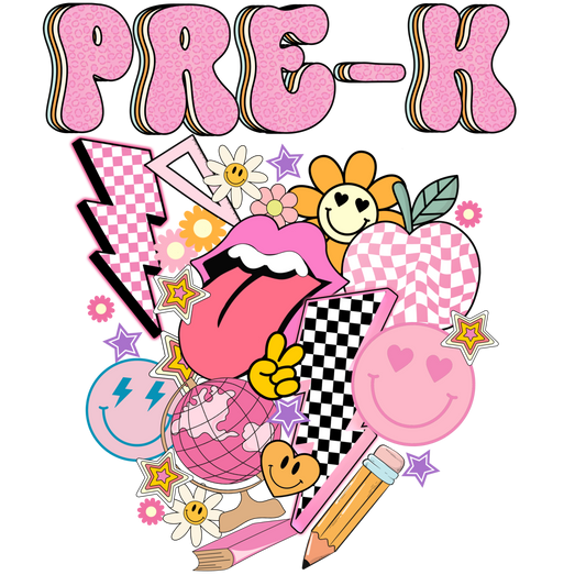 Pre-K heat transfer, no shirt