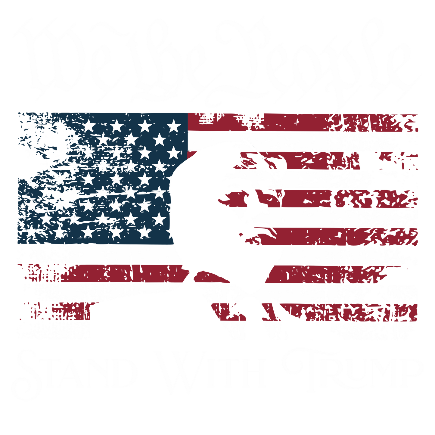 Trump heat transfer, no shirt