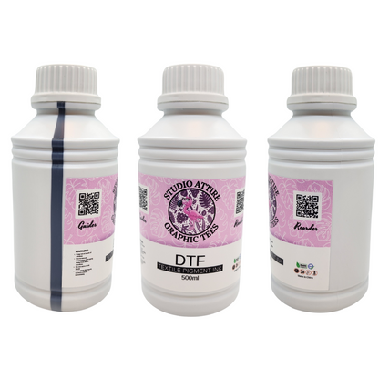 Tinta pigmentada textil, directa a película