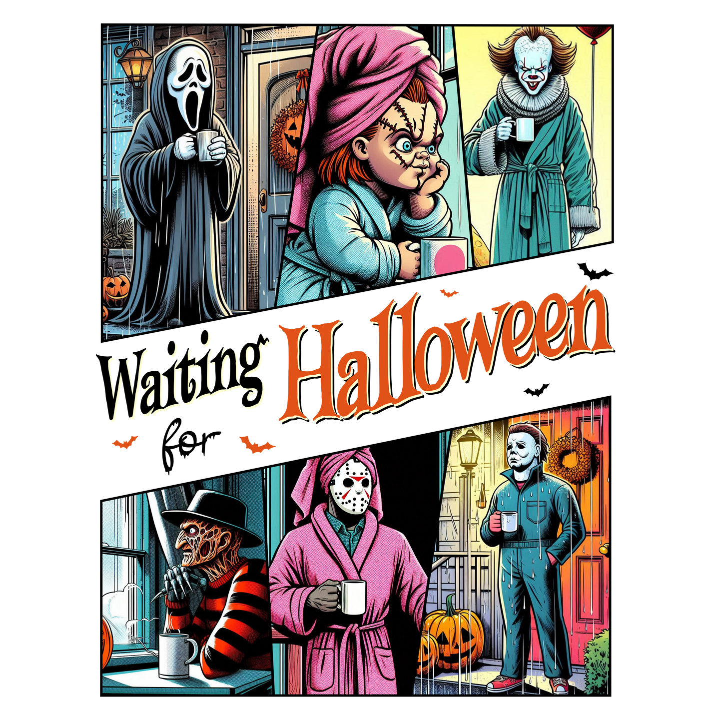 Halloween  heat transfer, press and peel, no shirt