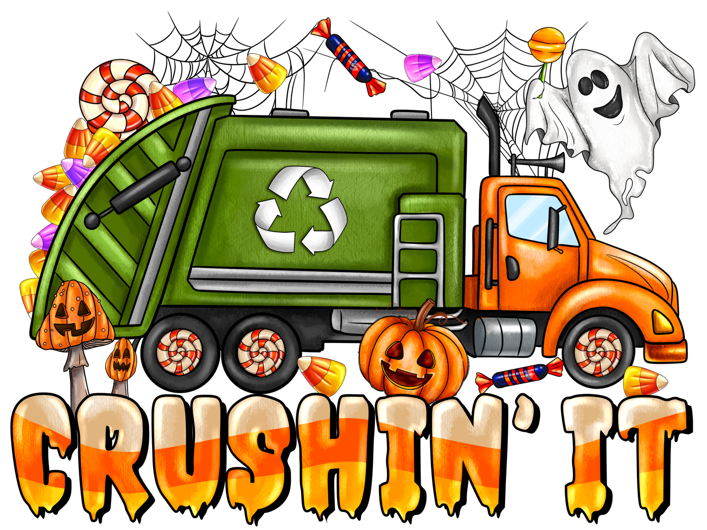 Halloween heat transfer, press and peel, no shirt