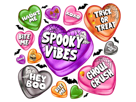 Spooky heat transfer, press and peel, no shirt
