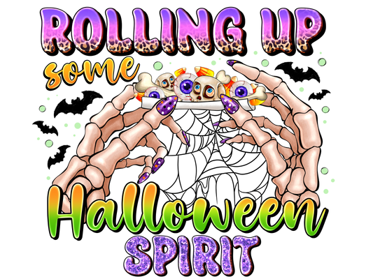 Halloween heat transfer, press and peel, no shirt